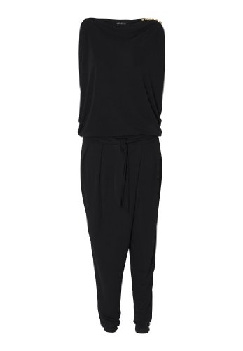  APART Fashion - Combinaison pantalon en jersey - noir - Taille 40