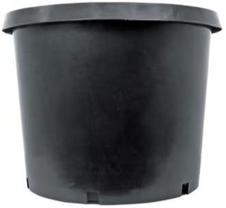 Pot, Round, Nursery, 2 Gallon, Black Plastic, Single