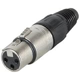 Neutrik NC3FX Female Cable End XLR Nickel/Silver