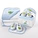 babyaspen 4-Piece Bathtime Gift Set, 0-6 months, Finley the Frog