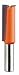 CMT 812.627.11-X10 10-Piece Straight Router Bit 1/2-Inch Shank, 1/2-Inch Cutting Diameter, 1-1/2-Inch Cutting Length