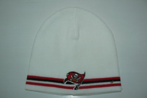 NFL Tampa Bay Buccaneers White Pin Stripe Beanie