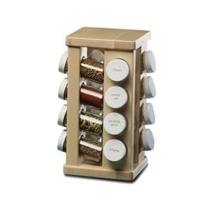 Click to buy Kitchen Spice Rack: J.K. Adams Maple-Wood Spice Carousel from Amazon!