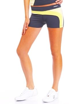 bebe.com : BBSP Spliced Shorts :  shorts color block hot workout wear