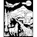 Black Velvet Wolf Art Set, Wildlife