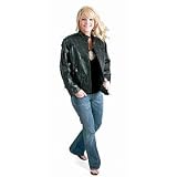 Rebel Ryder Ladies Genuine Leather Motorcycle Jacket