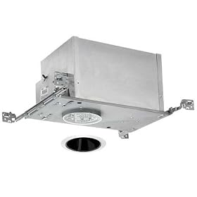 4-inch Low-Voltage Recessed Lighting Kit with Black Trim