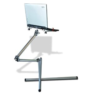 iBRIGHT Magic Desk 4 legs Laptop Aluminium Table Silver
