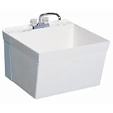 Swanstone MF-1W.010 Veritek Wall-Hung Single Bowl Laundry Tub
