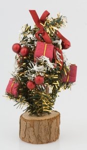 Mini-Weihnachtsbaum mit Kunststoffzweig,