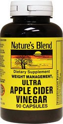 does cider vinegar help you lose weight:Ultra Apple Cider Vinegar 600 mg 90 Caps by Nature's Blend