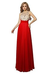 Beaded Open-Back Illusion Sleeveless  Chiffon  Ball Gown Evening Dress/Wedding Dress 
