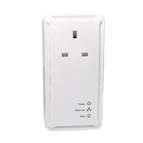 Max Value 85 Mbps Home Plug Pass-Thru, Single Unit Pack