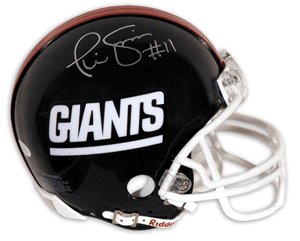 Phil Simms signed New York Giants Mini Helmet