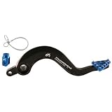 05-09 YAMAHA YZ250F: HAMMERHEAD BILLET BRAKE PEDAL - BLACK BLUE by Hammerhead