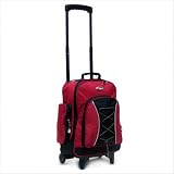 Bleacher Rolling Backpack in Deep Red