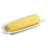 Kitchen Craft White Porcelain Corn on the Cob Dish