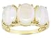 10KT 2.65CTW OPAL 3-STONE RING