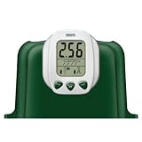Taylor Springfield Wireless Digital Rain Gauge with Thermometer Self-emptying Rain Collector