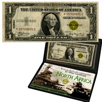 WWII Emergency Bank Note - "North Africa" Yellow Seal