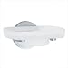 Holder with Frosted Glass Soap Dish - bring your bathroom to unexpected heights of style (Polished Chrome) (6