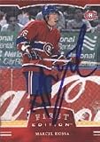 Marcel Hossa, Montreal Canadiens Autographed Card