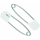DreamBaby Safety Locking Stainless steel Diaper Pins - 4 Pack