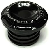 Rough Crafts Aluminum Fuel Gas Cap Harley Sportster Dyna Touring Softail 96 Up