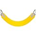 Swing Set Stuff Commercial Rubber Belt Seat with SSS Logo Sticker, Yellow