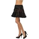 California Costumes Women's Ruffled Pettiskirt,Black,Large/X-Large