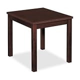 Basyx BW3140N End Table, Rectangular, 20w x 24d x 20h, Mahogany