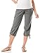 Best Selling Motherhood Maternity: Under Belly Poplin Cargo Pockets Maternity Crop Pants Online