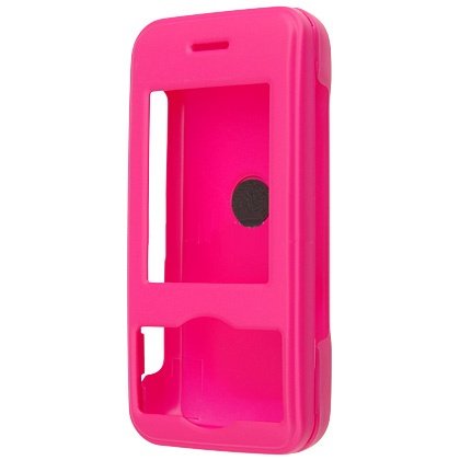 LG VX8550 Cell Phone Hot Pink Rubber Feel Protective Case Faceplate Cover