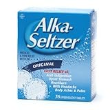 36 EFFERVESCENT TABLETS ORIGINAL ALKA SELTZER 36 EFFERVESCENT TABLETS ORIGINAL ALKA SELTZER