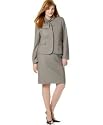 Calvin Klein Woman Pull-Through-Collar Skirt Suit