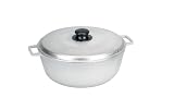 Keilen Mexican Fiesta 6-1/2 Quart Aluminum Caldero with Aluminum Lid