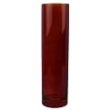 Glass Cylinder Vase - Amber (11.75")