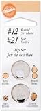 Decorating Tip Set 2/Pkg - #12 Round/#21 Star