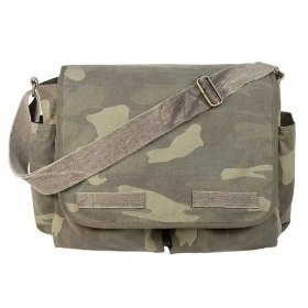 9748 VINTAGE WOODLAND CLASSIC MESSENGER BAG