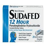 Sudafed 12 Hour, Non-Drowsy Nasal Decongestant, Coated Caplets - 20 Ea