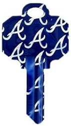Atlanta Braves Schlage SC1 House Key