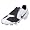 Nike Total90 Strike II FG - White/Dark Obsidian/Metallic Silver Firm Ground Soccer Shoes, 7