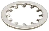 Zinc Plated Steel Internal Tooth Lock Washer, #10, 0.2