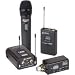 Azden 320-ULX Dual-Channel UHF Lavalier And Plug-In Microphone System,240 UHF user-se...