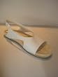 JIL SANDER White Leather Flat Sandals 277471