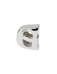 Reflections (tm) Sterling Silver Letter G Bead / Charm