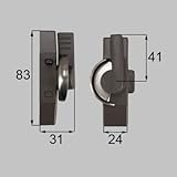 LIXIL 新日軽 引違い窓 錠 クレセント TAKEY73R