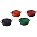 Le Creuset Farm Fresh Set of 4 Magnet Set, Multi-colored