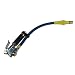 Coilhose Pneumatics TGC090 Inflator Gauge 10-90 PSI with 12-Inch Length Hose, Straight Chuck