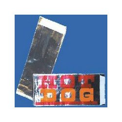 Unprinted Foil Hot Dog Bags 3 1/2" x 1 1/2" x 8 1/2" (456BC)